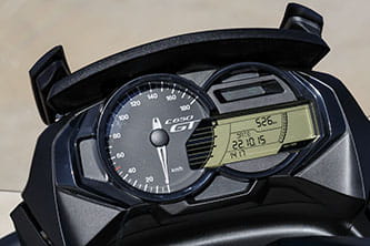 Analogue speedo and digital display are a little old fashioned