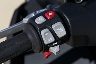 Usual array of BMW buttons including electric screen adjust