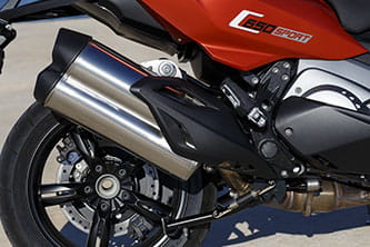 Stylish twin exhaust
